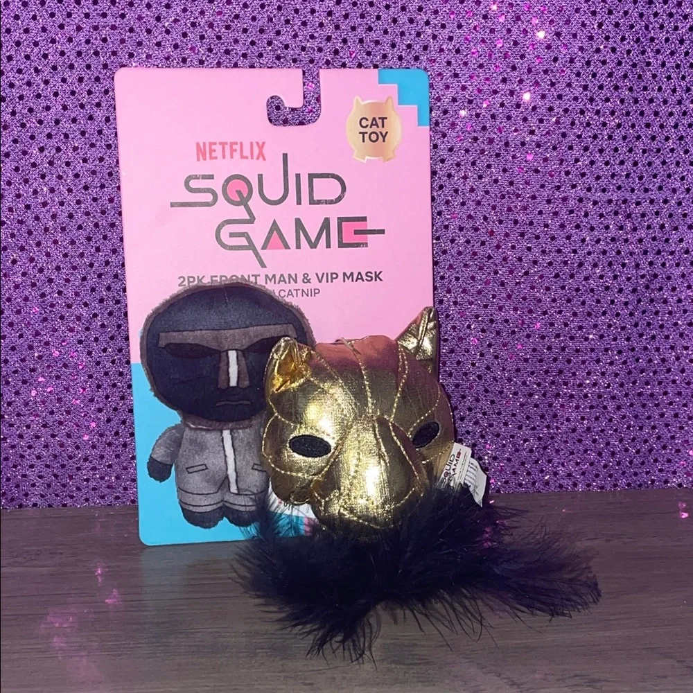 🏝️🎉Netflix Squid Game Cat Toy Set